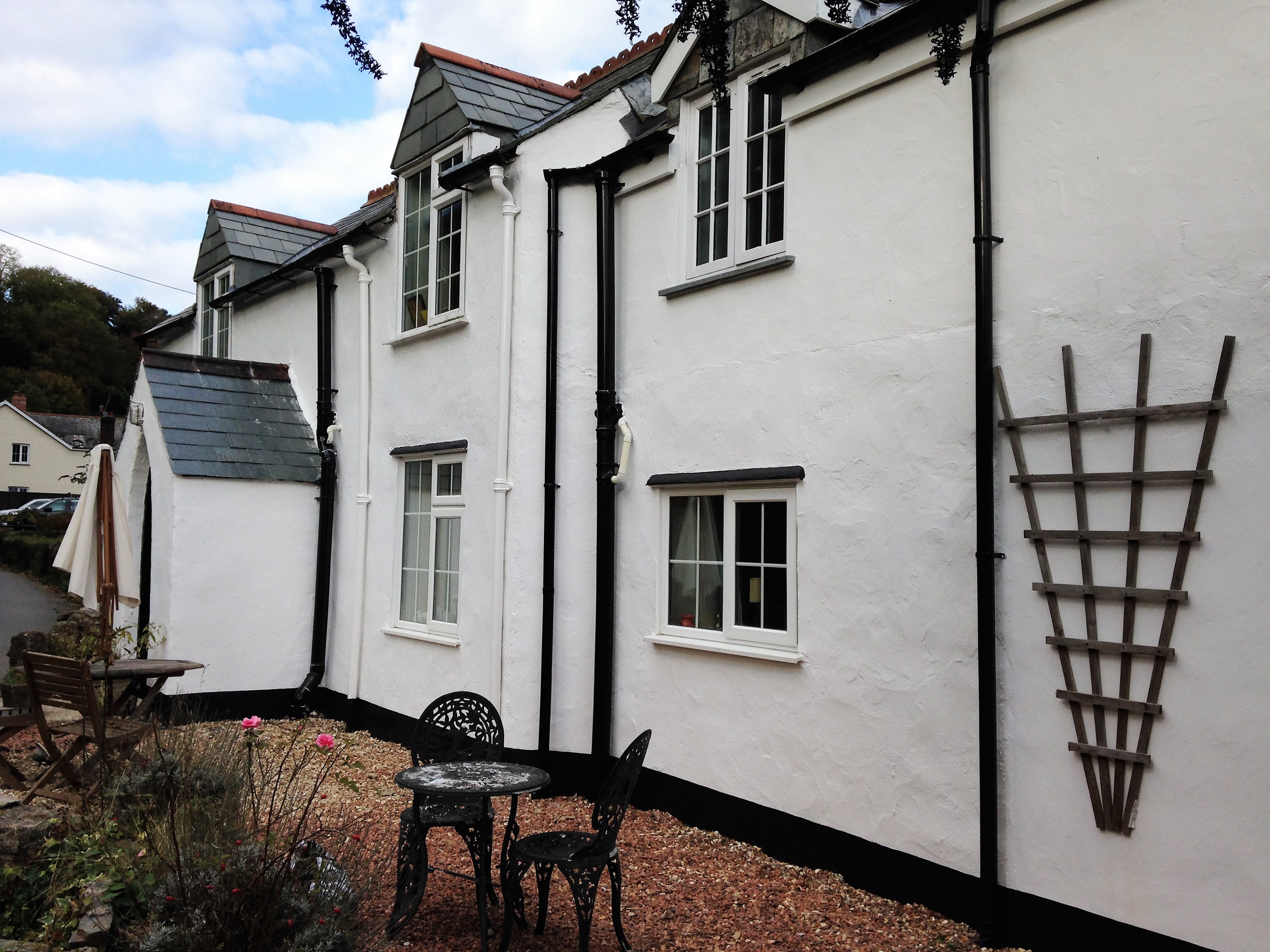 new painted exterior.