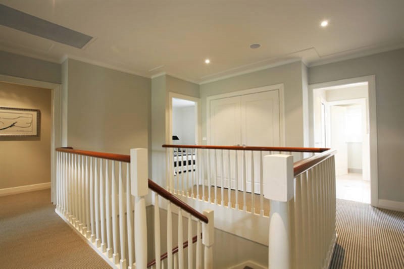 A freshly decorated landing.